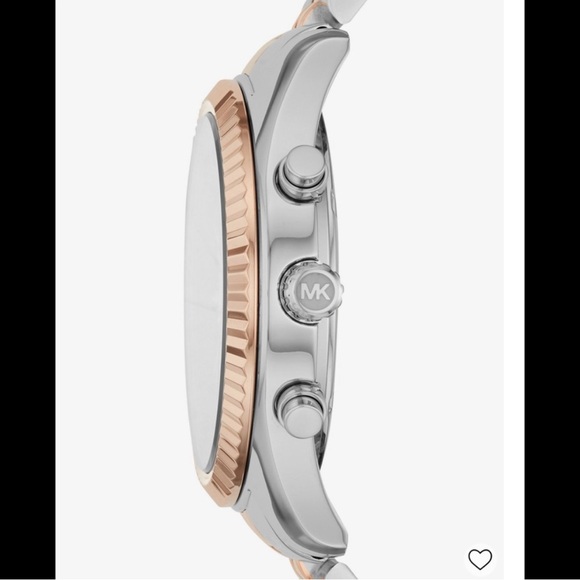 Unisex MICHAEL KORS Lexington Tri-Tone Watch MK8714 WITH GIFT BOX - Picture 4 of 9